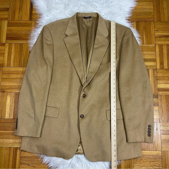 CAMEL HAIR blaze Men's jacket lined  Haspel size 42 - Picture 6 of 12
